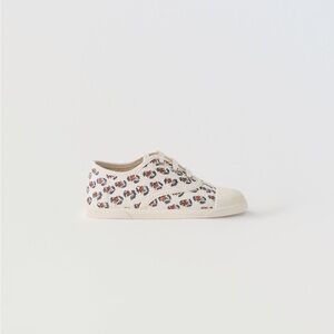 Zara Floral Cotten Sneakers
